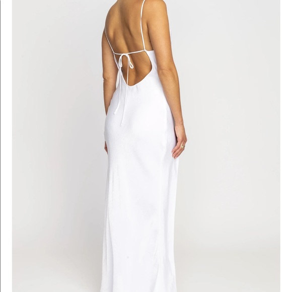 RESA white slip dress - Picture 2 of 3